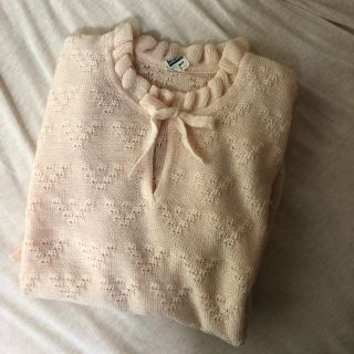 ロキエ(Lochie)のvintage summer knit🐻(カットソー(半袖/袖なし))