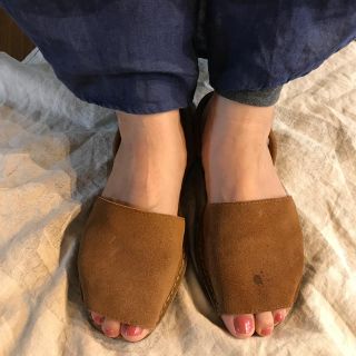 ビルケンシュトック(BIRKENSTOCK)のbertuchiベルタッチサンダル38ベージュ(サンダル)