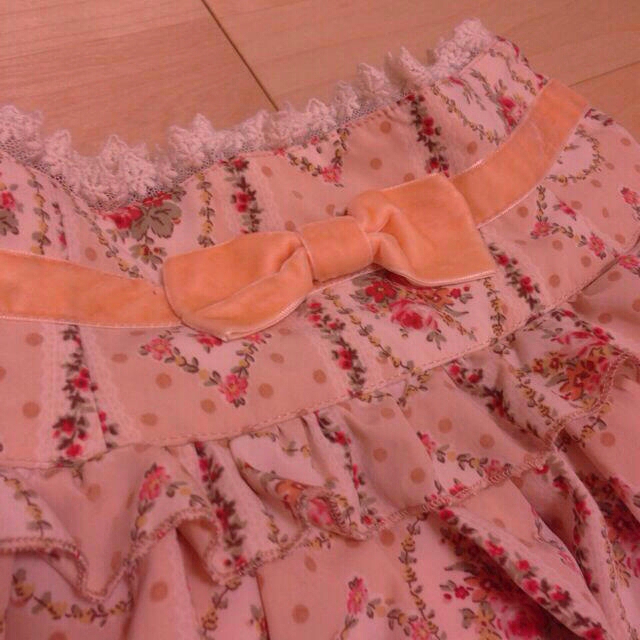 LIZ LISA(リズリサ)のリズリサ♡ベロアリボンハイウエストSK レディースのスカート(ミニスカート)の商品写真