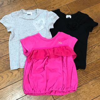 ハッカベビー(hakka baby)のhakka baby Tシャツ3枚セット 80(Ｔシャツ)