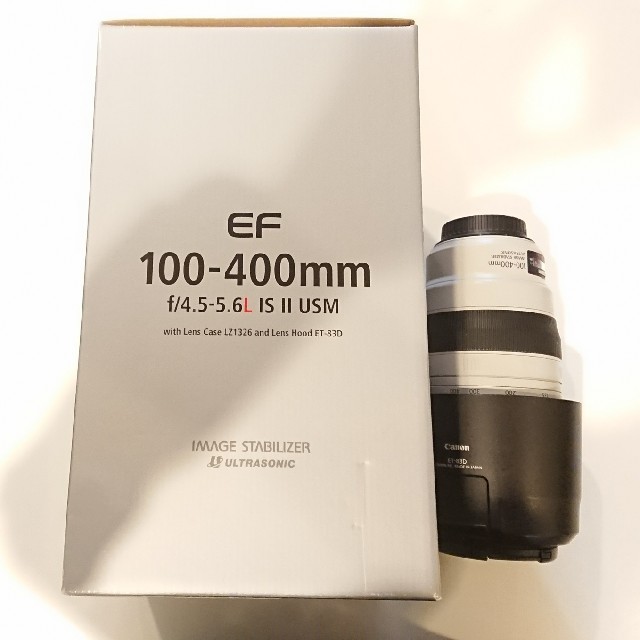 Canon(キヤノン)のくまもも様専用　EF 100-400mm F4.5-5.6L II USM   スマホ/家電/カメラのカメラ(レンズ(ズーム))の商品写真