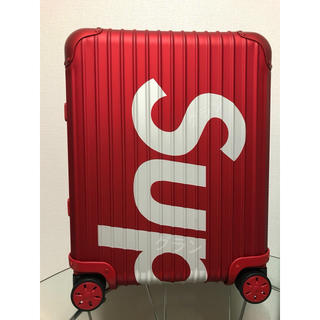 シュプリーム(Supreme)の正規品 リモワ シュプリーム スーツケース トパーズ 赤45L(トラベルバッグ/スーツケース)
