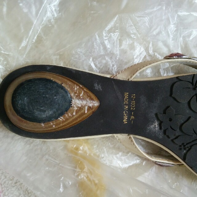 きらきらサンダル レディースの靴/シューズ(サンダル)の商品写真