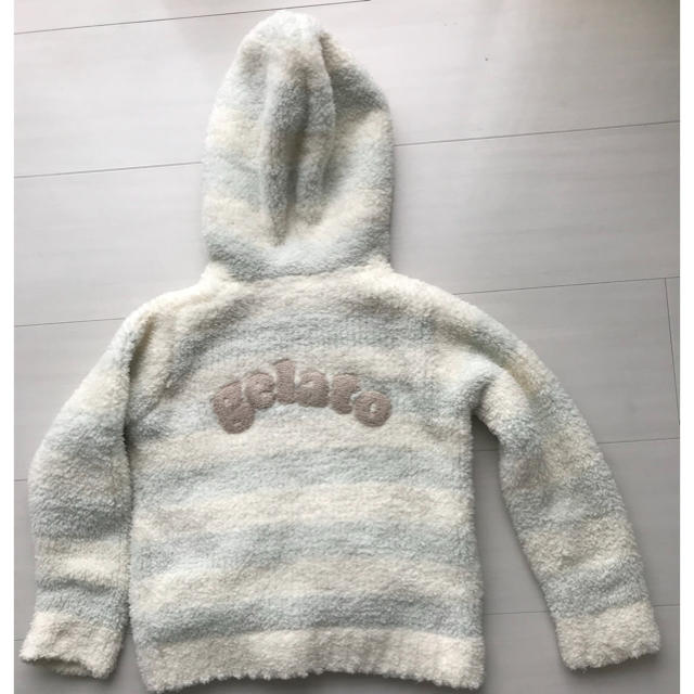 gelato pique(ジェラートピケ)の超美品 ジェラートピケ パーカー キッズ xs 100 110 男の子 女の子 キッズ/ベビー/マタニティのキッズ服女の子用(90cm~)(ジャケット/上着)の商品写真