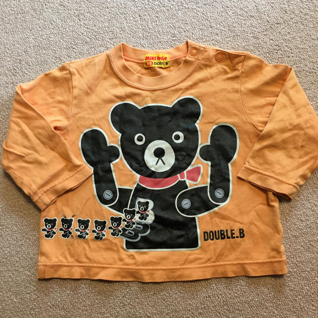 DOUBLE.B(ダブルビー)のミキハウスDOUBLE.B 80サイズ キッズ/ベビー/マタニティのベビー服(~85cm)(Ｔシャツ)の商品写真