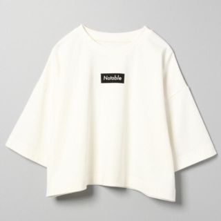 ジーナシス(JEANASIS)のジーナシス ☆BOXロゴTEE 白 未使用品!(Tシャツ(半袖/袖なし))