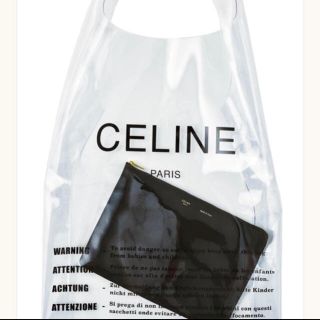 セリーヌ(celine)のceline セリーヌ 銀座SIX 限定 クラッチ ビニール バッグ  pvc (クラッチバッグ)