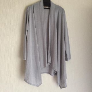 ショコラフィネローブ(chocol raffine robe)のchocol raffine robe グレー カーディガン(カーディガン)