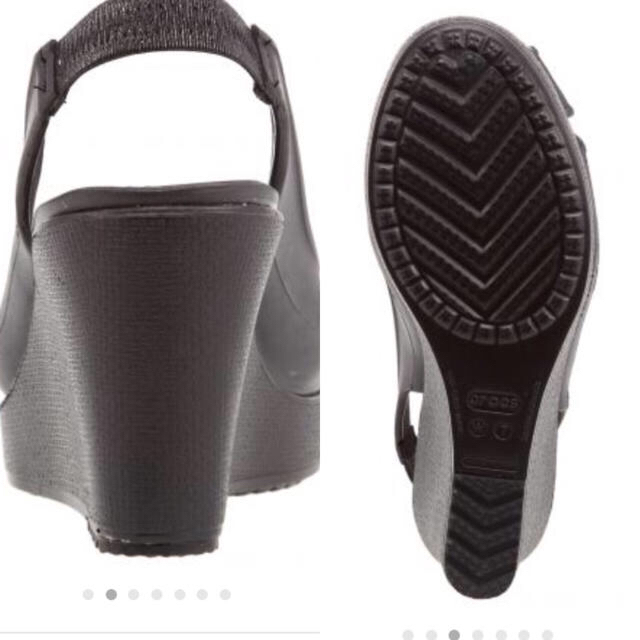 crocs(クロックス)の新品☆クロックス ファラ ブラック W5 22.5cm レディースの靴/シューズ(サンダル)の商品写真