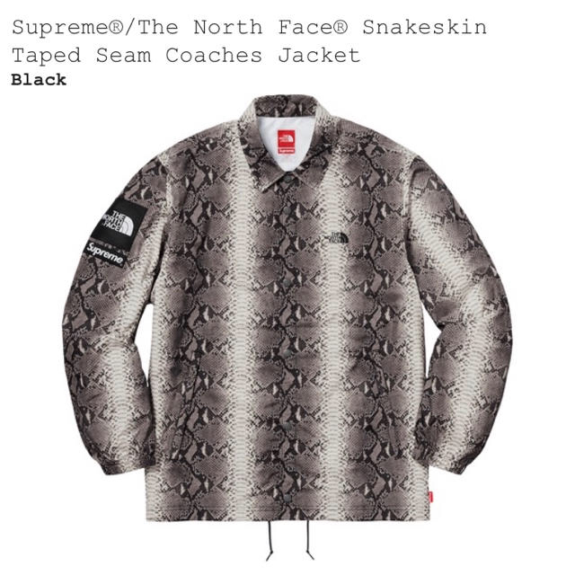 期間限定値下supreme x THE NORTH FACE snakeskin