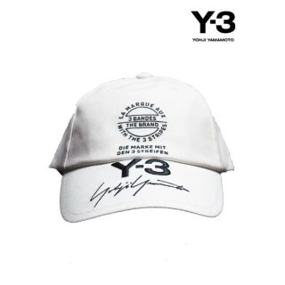 ワイスリー(Y-3)の送料込 Y-3(ワイスリー) ロゴ ベースボール キャップ ホワイト(キャップ)