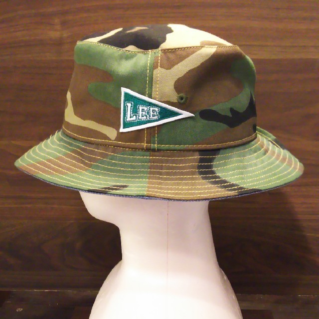 《新品》LEE カモフラ バケットハット ハット 帽子