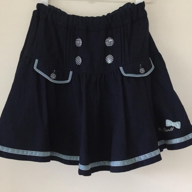 mezzo piano(メゾピアノ)のキッズスカート(150)mezzo piano キッズ/ベビー/マタニティのキッズ服女の子用(90cm~)(スカート)の商品写真