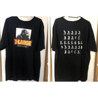 エクストララージ(XLARGE)のXLARGE エクストララージ Disney★ミッキーマウス＆ゴリラTシャツ 黒(Tシャツ/カットソー(半袖/袖なし))