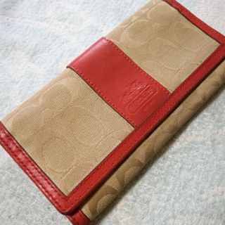 コーチ(COACH)のcoach 二つ折財布ｼｸﾞﾈｸﾁｬｰキャンパス(財布)