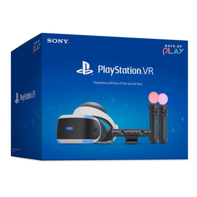 PlayStation VR(プレイステーションヴィーアール)のPlayStation VR Days of Play Special Pack エンタメ/ホビーのゲームソフト/ゲーム機本体(家庭用ゲーム機本体)の商品写真