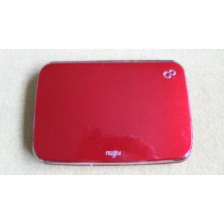 フジツウ(富士通)の真っ赤な富士通BIBLO ミニパソコン WXGA windows10(ノートPC)