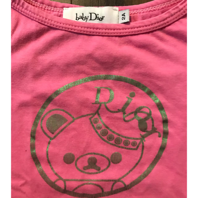 Christian Dior(クリスチャンディオール)の［中古］baby Dior Tシャツ 子ども服 キッズ/ベビー/マタニティのキッズ服女の子用(90cm~)(Tシャツ/カットソー)の商品写真