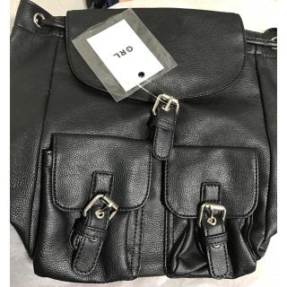 グレイル(GRL)の新品！グレイル リュック 黒(リュック/バックパック)