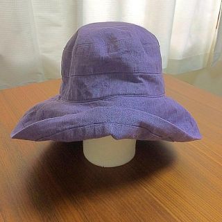 帽子 ラベンダー色  新品(ハット)