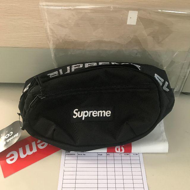 Supreme Waist Bag 18SS  BLACK ブラック 黒