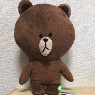 LINE FRIENDS ブラウン ぬいぐるみ(キャラクターグッズ)