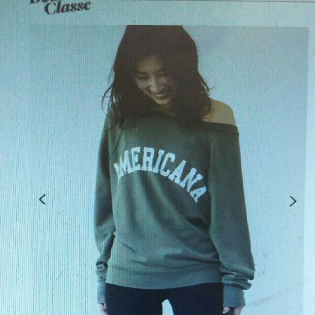 AMERICANA  SWEAT今季ドゥズエムクラス8500