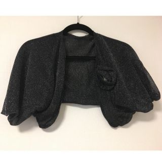 【美品】パーティー用ラメ入りボレロ(ボレロ)