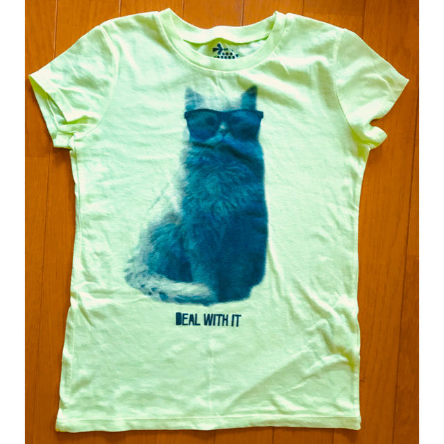 Old Navy(オールドネイビー)の猫プリントTシャツ ２枚セット キッズ/ベビー/マタニティのキッズ服女の子用(90cm~)(Tシャツ/カットソー)の商品写真