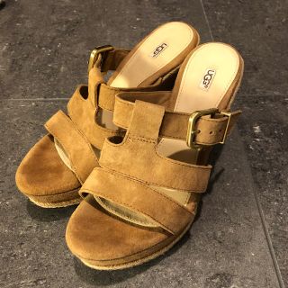 アグ(UGG)の《美品》UGG アグ ウェッジソール サンダル 24.0cm(サンダル)