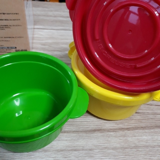 LE CREUSET(ルクルーゼ)のル・クルーゼ　フードコンテナセット インテリア/住まい/日用品のキッチン/食器(容器)の商品写真