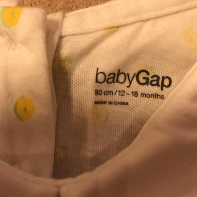 babyGAP(ベビーギャップ)のbaby GAP 80 襟付きロンパース キッズ/ベビー/マタニティのベビー服(~85cm)(ロンパース)の商品写真