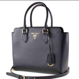 プラダ(PRADA)の新品未使用 プラダ サファイアーノ 黒 ハンドバッグ(ハンドバッグ)