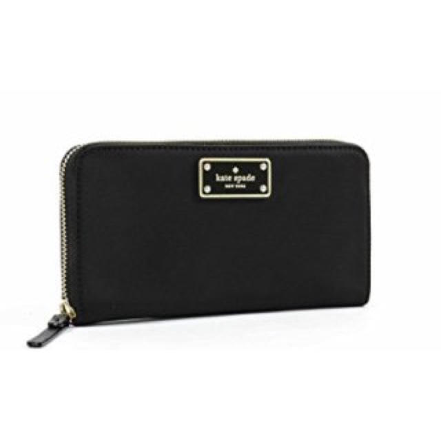 kate spade new york(ケイトスペードニューヨーク)の新品未使用 ケイトスペード  財布 黒 ナイロン レディースのファッション小物(財布)の商品写真