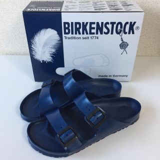 ビルケンシュトック(BIRKENSTOCK)の新品 BIRKENSTOCK アリゾナ EVA 43 紺(サンダル)