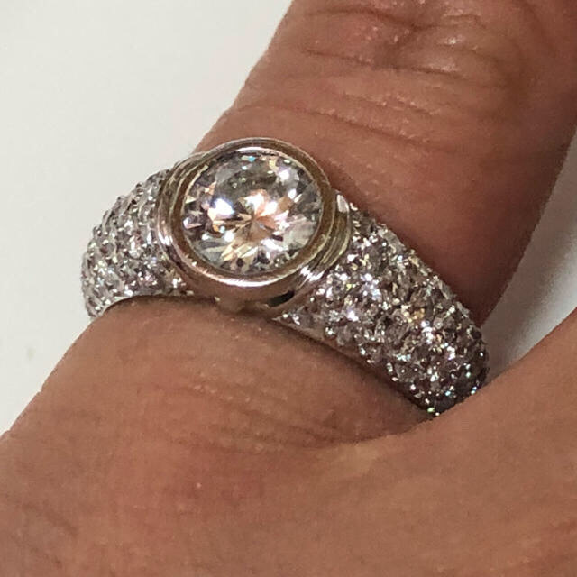 ★極上★    プラチナ 合計2.755ct メンズのアクセサリー(リング(指輪))の商品写真