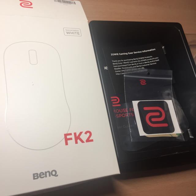 zowie FK2 white スマホ/家電/カメラのPC/タブレット(PC周辺機器)の商品写真