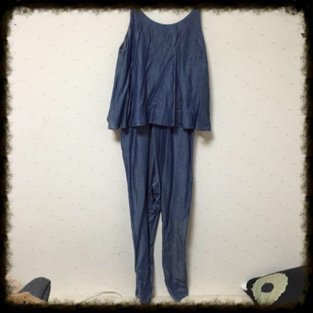 apart by lowrys(アパートバイローリーズ)のアパートバイ♡デニムサロペット レディースのパンツ(サロペット/オーバーオール)の商品写真