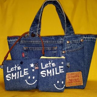 リーバイス(Levi's)の★デニムリメイクバック★№04(バッグ)