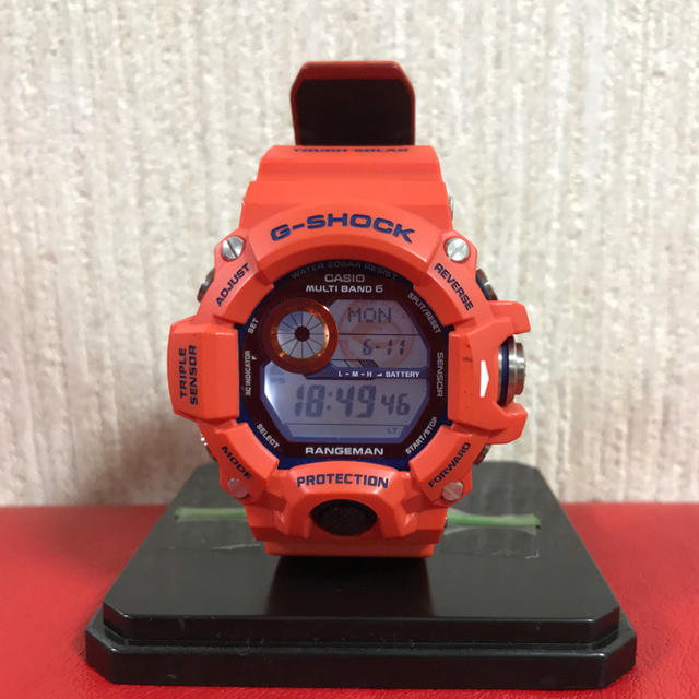 G-SHOCK(ジーショック)の[週末限定価格]  G-SHOCK レンジマン 神戸市消防局 コラボモデル メンズの時計(腕時計(デジタル))の商品写真