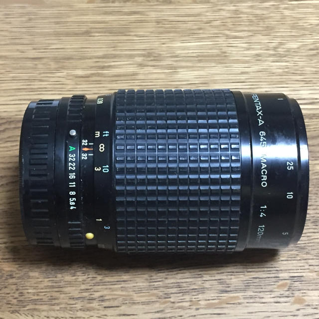 PENTAX(ペンタックス)のpentax-A 645 120mm MACRO f4 中古品 スマホ/家電/カメラのカメラ(レンズ(単焦点))の商品写真