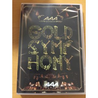 AAA ライブ  DVD GOLD SYMPHONY(ミュージシャン)