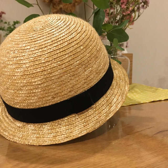 Bonpoint(ボンポワン)のCLASKA 麦わら帽子 ベビー 帽子 44㎝ キッズ/ベビー/マタニティのこども用ファッション小物(帽子)の商品写真