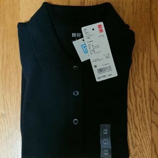 ユニクロ(UNIQLO)の今期新品ﾕﾆｸﾛﾚﾃﾞｨｰｽ半袖ポロシャツM(ポロシャツ)