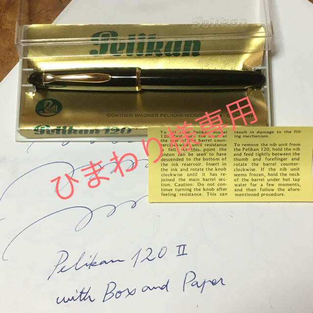 【稀少！】Pelikan 120 Merz u0026 Krell， M-nib， 黒のサムネイル