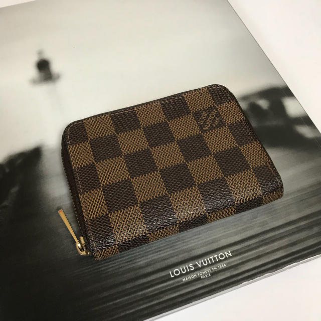 美品 ルイヴィトン N63070 ダミエ ジッピー コインケース 箱あり 定番