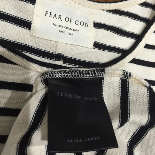 カットソー FEAR タカさん着用 fear of GODの通販 by 10｜フィアオブゴッド