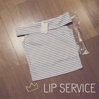 リップサービス(LIP SERVICE)のオフショルトップス♡(Tシャツ(半袖/袖なし))