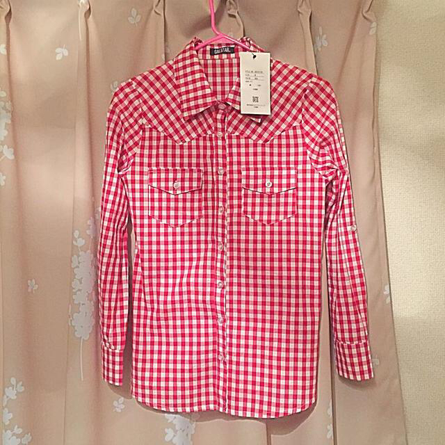 ギンガムチェックシャツ♡ レディースのトップス(シャツ/ブラウス(長袖/七分))の商品写真