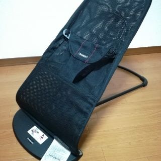 ベビービョルン(BABYBJORN)のベビービョルン[バウンサーバランスソフトAirブラックレッド(メッシュ)](その他)